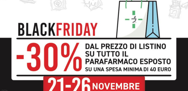 Black Friday in Farmacia La Carinatese